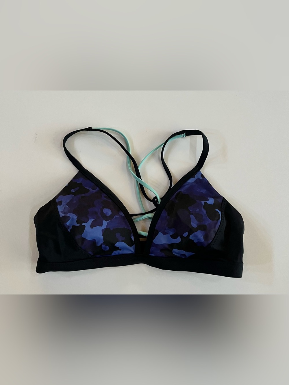 Athleta Freestyle Camo Bikini Top size XS